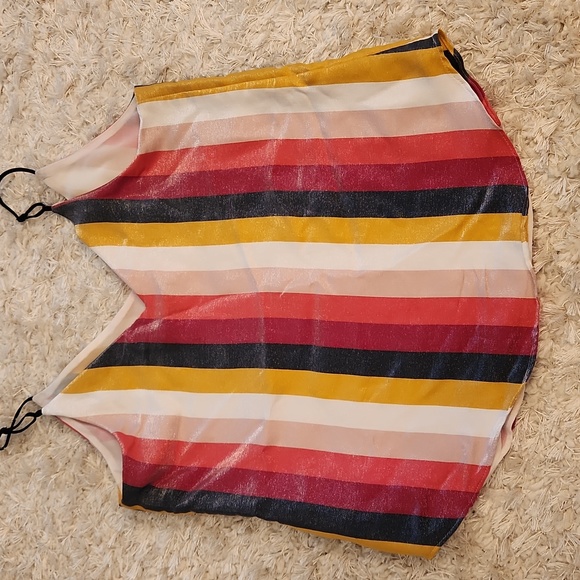 Express Tank Top Striped Adjustable Straps - Picture 6 of 8